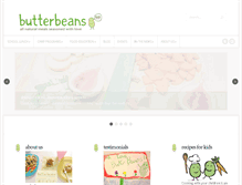 Tablet Screenshot of butterbeanskitchen.com